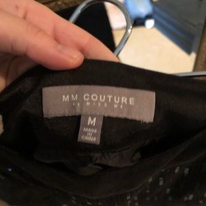 Dressy fun black skirt pleats